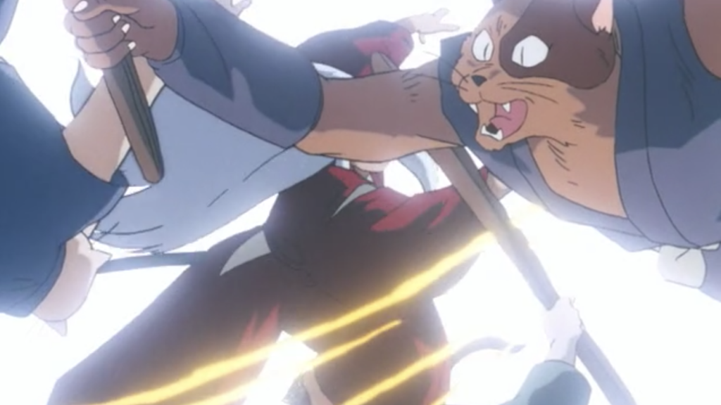 Inuyasha delivers an Iron Reaver Soul Stealer